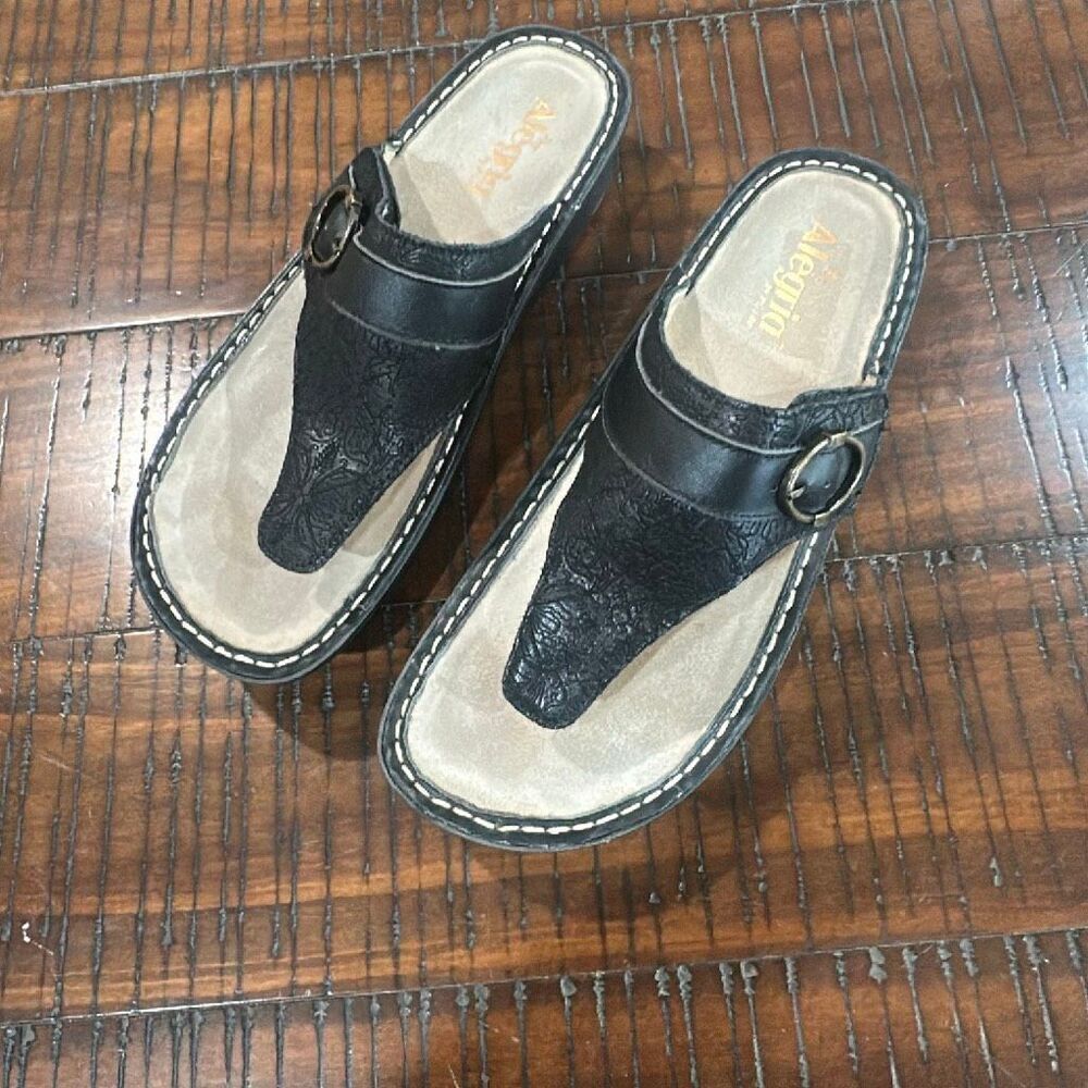 Alegria Codi black shoes sandals orthotic 42 11